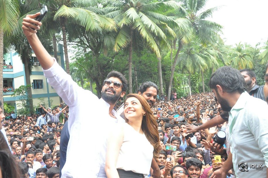 Nene-Raju-Nene-Mantri-Movie-Team-at-K-L-University